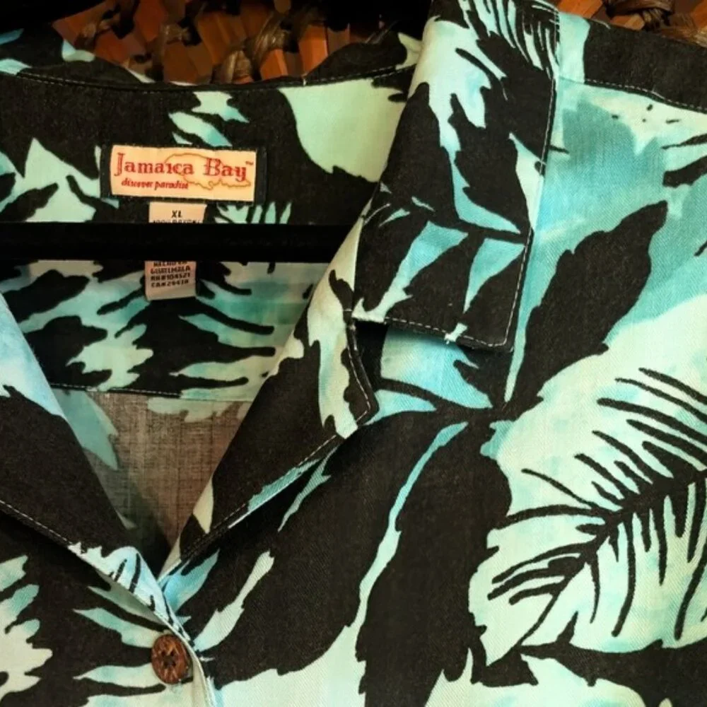 JAMAICA BAY Tropical Hawaiian Shirt - XL - EVC - Picture 5 of 11